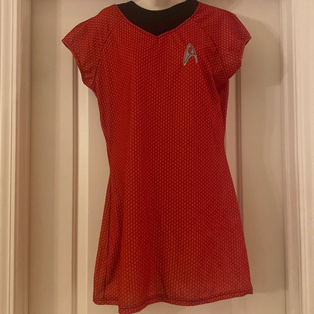 Star Trek Red Shirt Dress Halloween Costume Cosplay‎